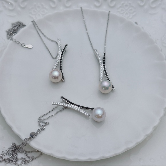 X449 S925 High Luster Freshwater PearlNecklace